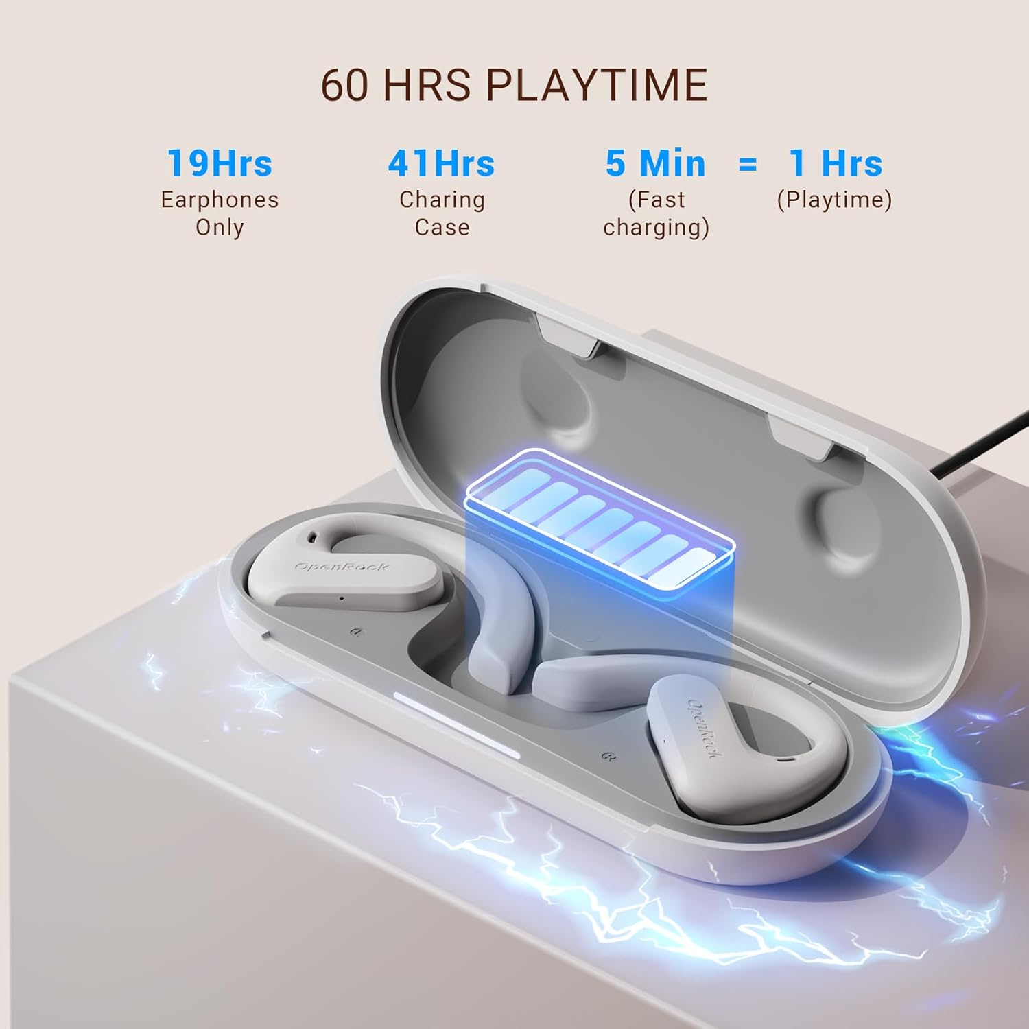 OpenRock S Open-Ear Air Conduction Sport Earbuds