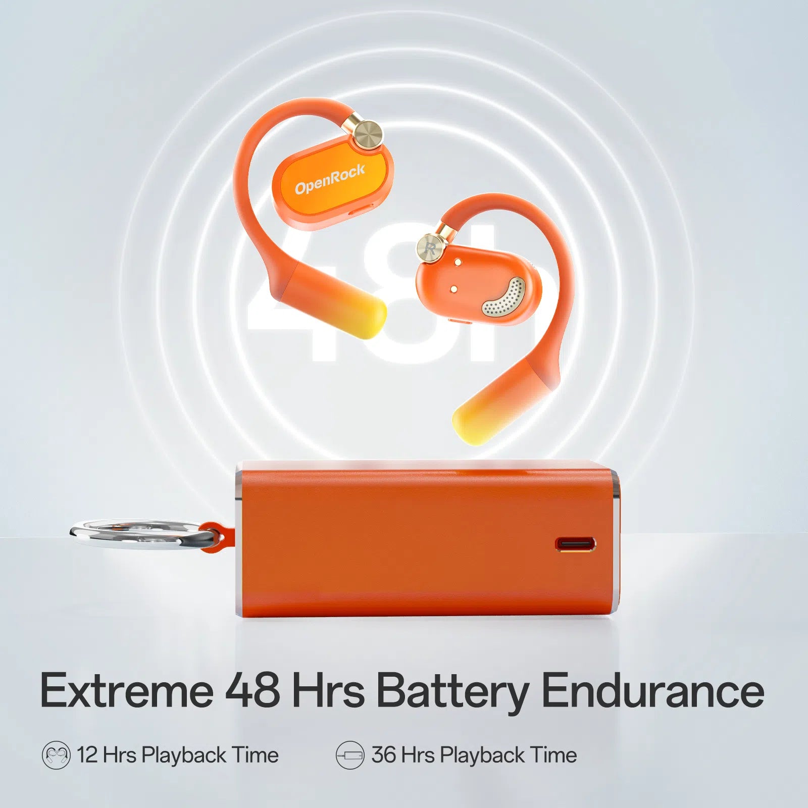 OpenRock X Open-Ear Air Conduction Sport Earbuds