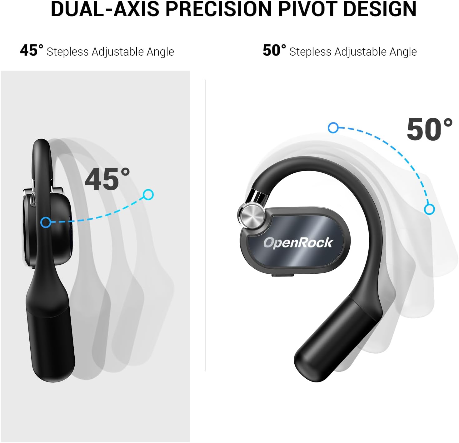 OpenRock X Open-Ear Air Conduction Sport Earbuds