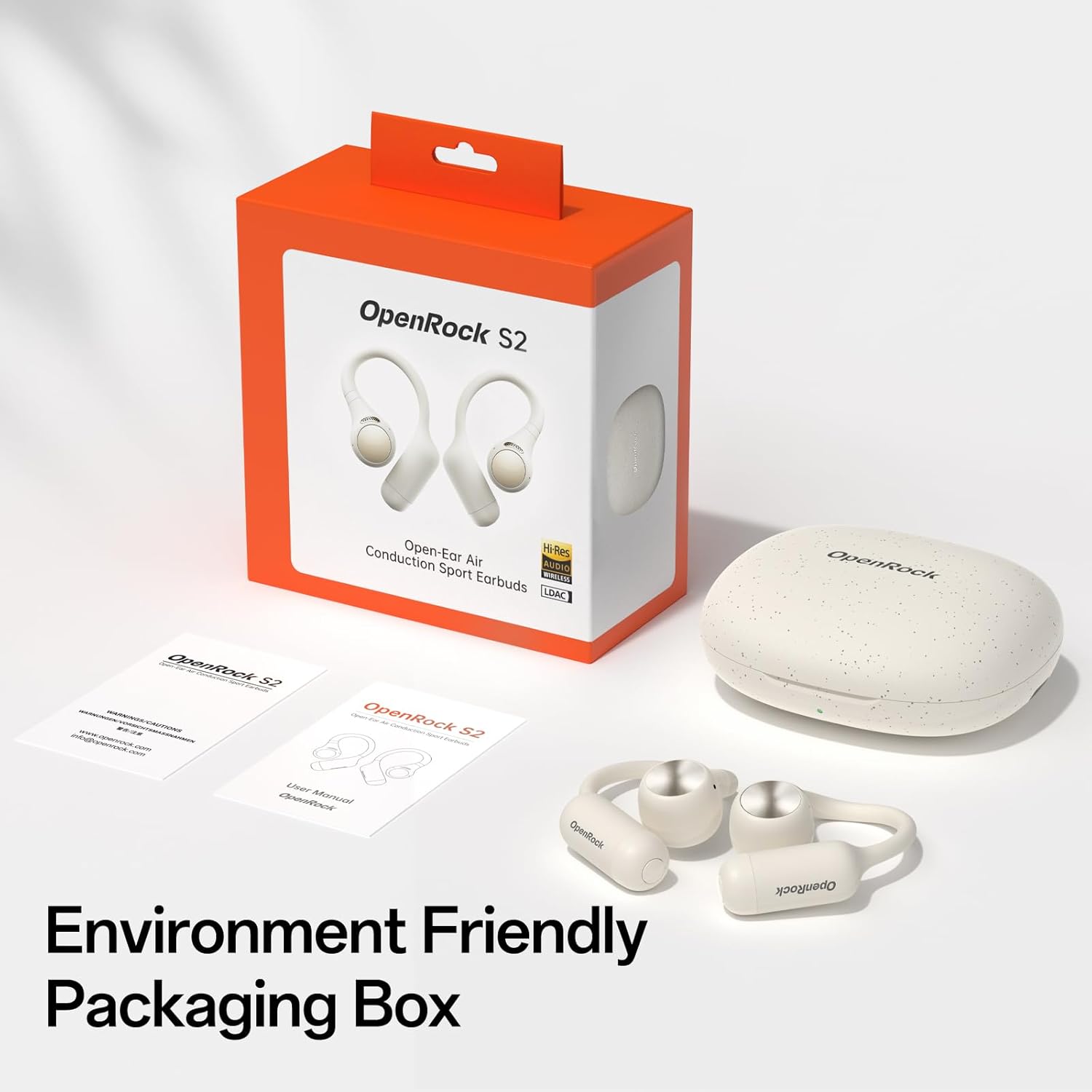 OpenRock S2 Open-Ear Air Conduction Sport Earbuds