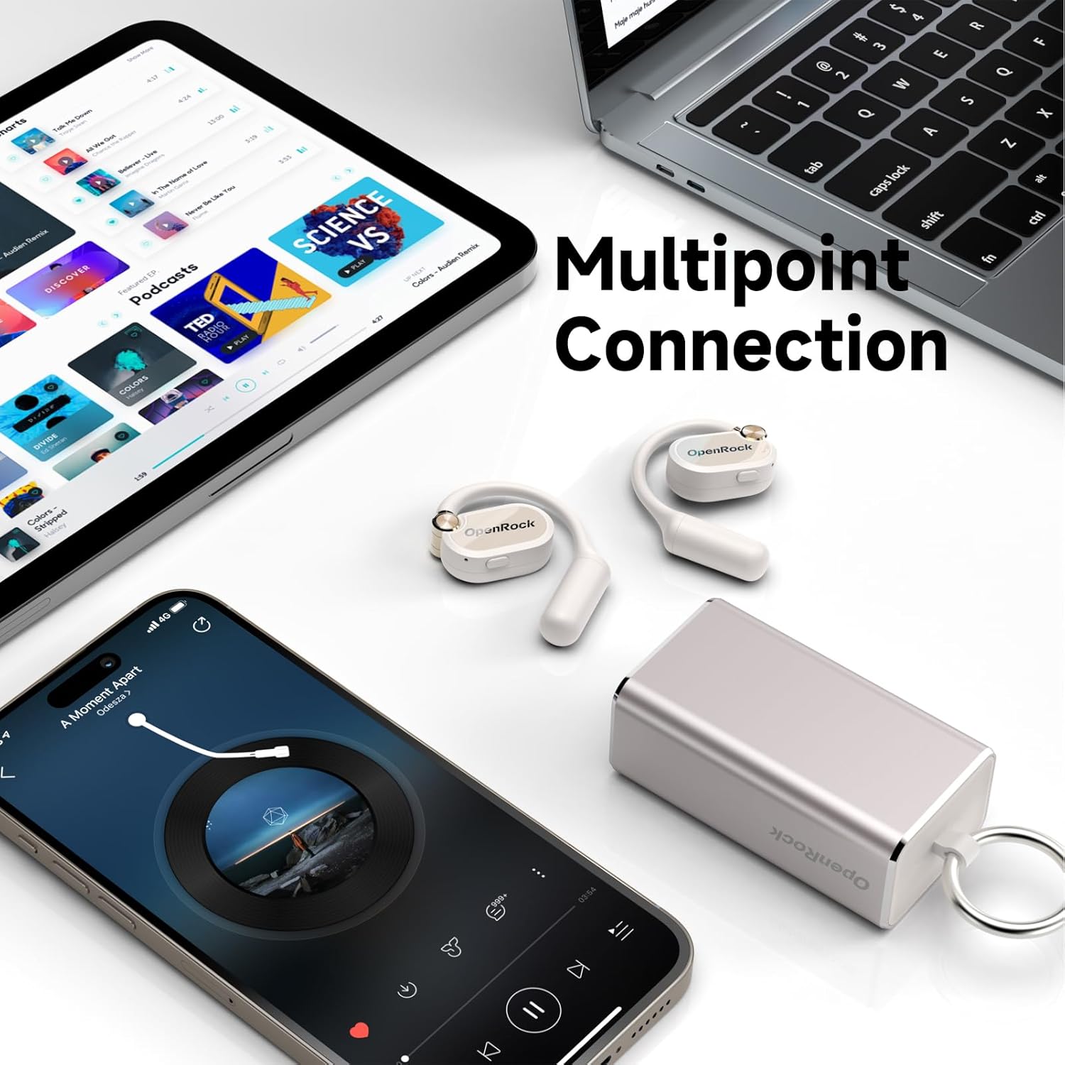 OpenRock X Open-Ear Air Conduction Sport Earbuds