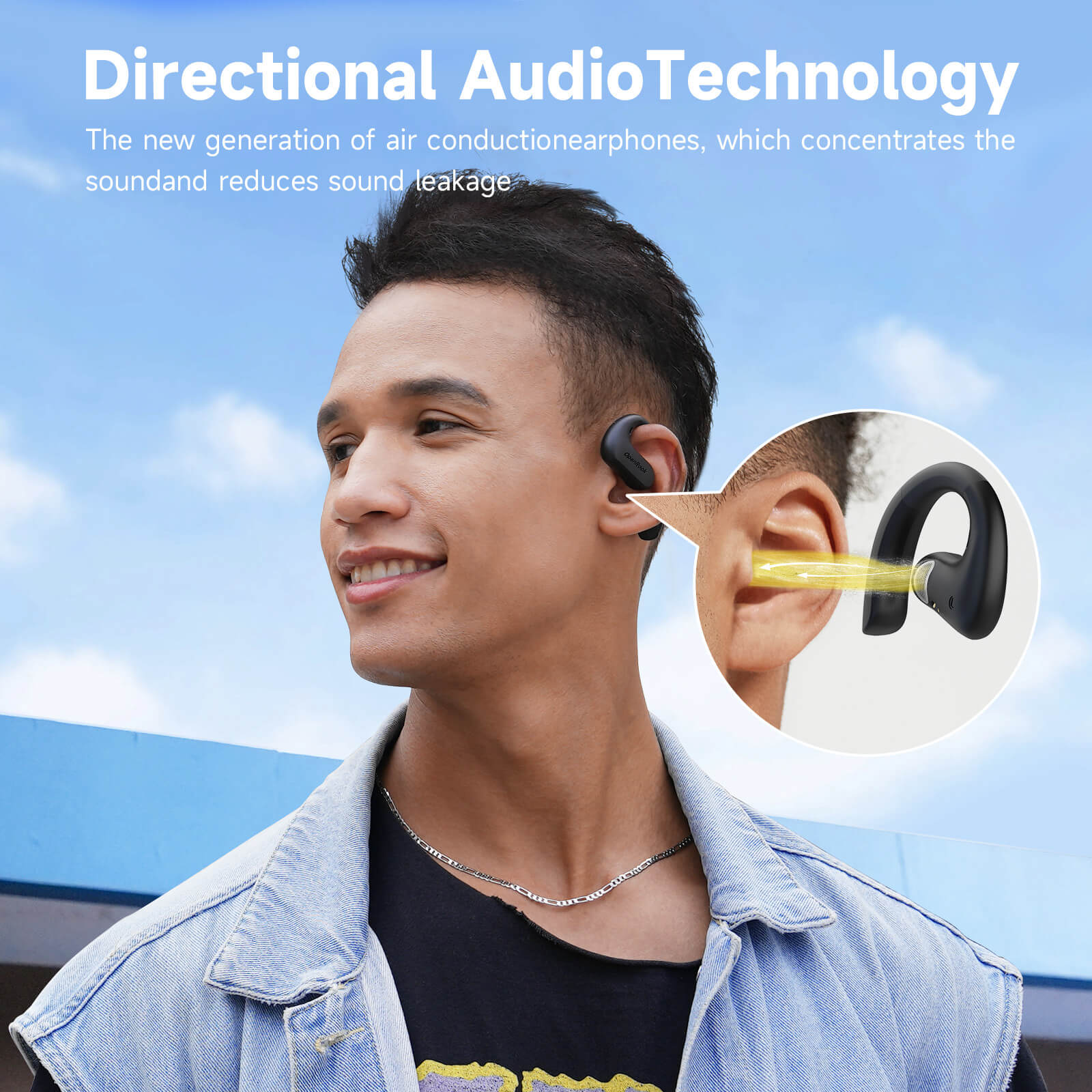 OpenRock S Open-Ear Air Conduction Sport Earbuds