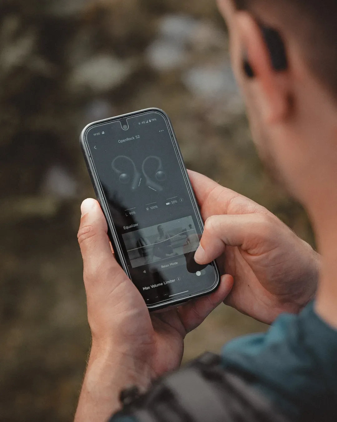 OpenRock S2 Open-Ear Air Conduction Sport Earbuds