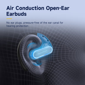 OpenRock Pro Open-Ear Air Conduction Sport Earbuds-Black