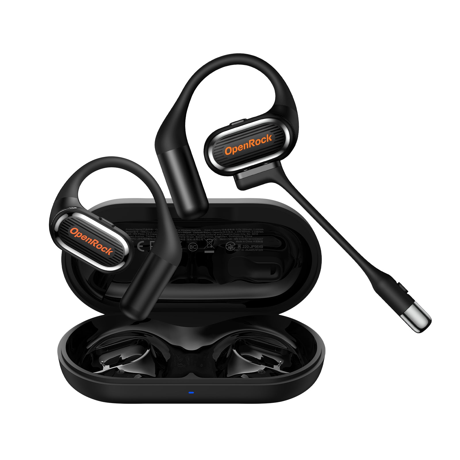OPENROCK Link 20 オープンイヤー型ワイヤレスイヤホン OpenRock Link 20 Wireless Open-Ear Headset with Magnetic Mic