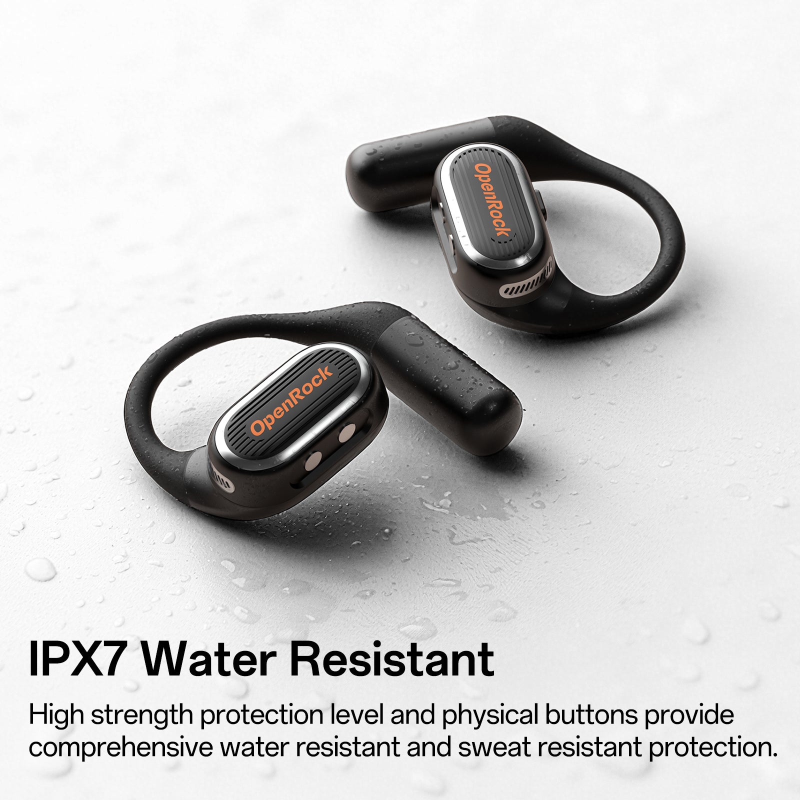 OpenRock Link 20 Wireless Open-Ear Headset with Magnetic Mic