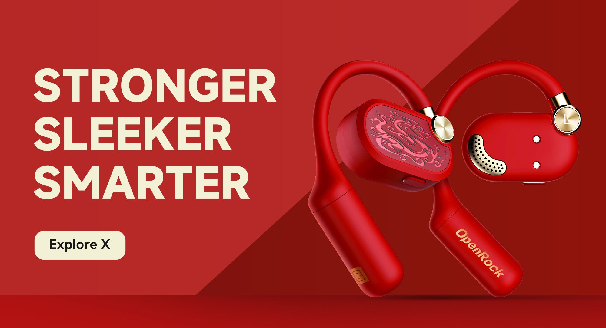 OpenRock X Open-Ear Earbuds Forbidden City Limited Edition OpenRock X Open-Ear Earbuds Forbidden City Limited Edition